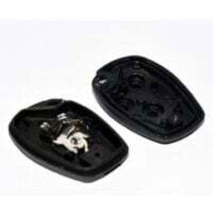 Coque de clé sans lame - OKZ - Compatible Renault Trafic, Master, Modus - Boîtier clef plip - 3 boutons - Noir YYV