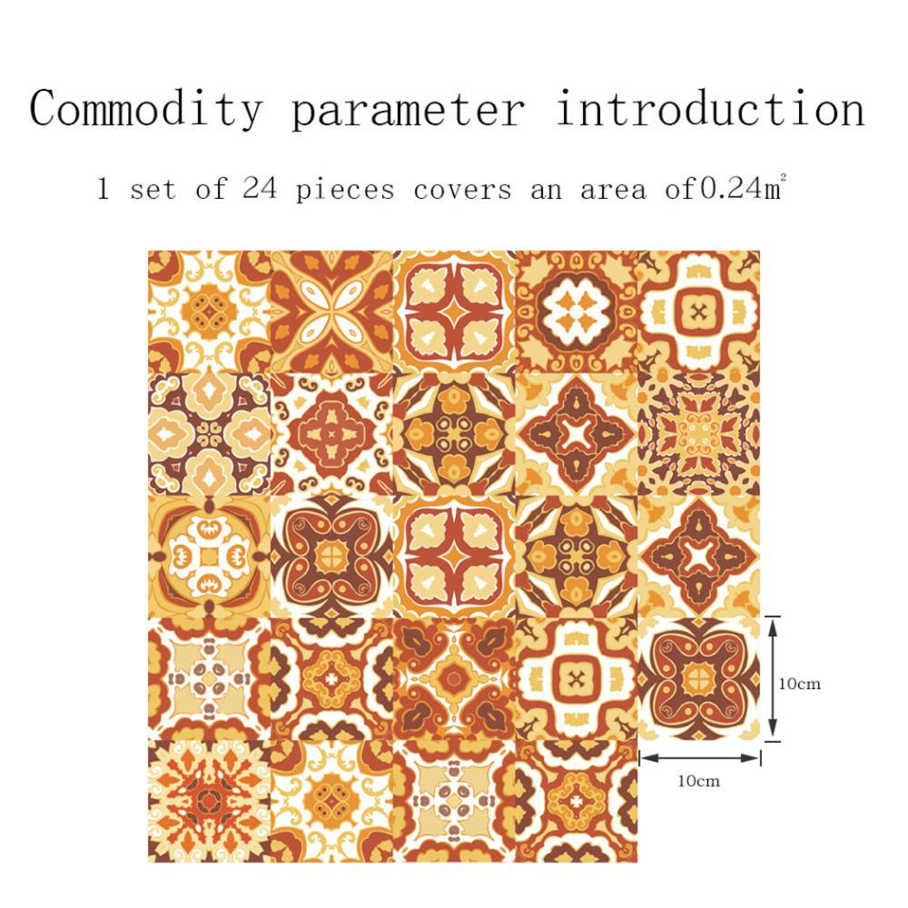 

Кирпичные наклейки Наклейка на стену 3 размера ПВХ Квадратное украшение для спальни Гостиная 10*10cm24PCS