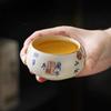 Master Cup Ru Kiln Personal Single Cup Ceramic Tea Tasting Cup Kung Fu Tea Set Tea Drinking Cup High-End Tea Cup Special For Tea Bowl