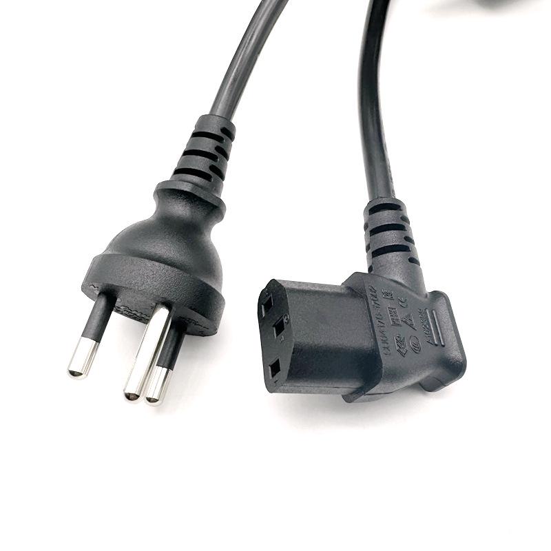 TISI Certified Thai Power Cord with Three-Pin C13 & Two-Pin C5 Connectors