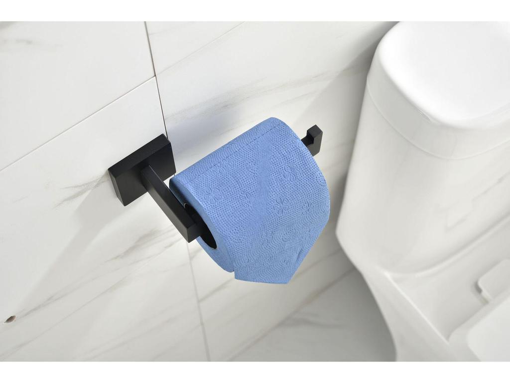 Stainless Steel Bathroom Accessory Set: Towel Bar, Hotel Bath Rack & Toilet Towel Holder