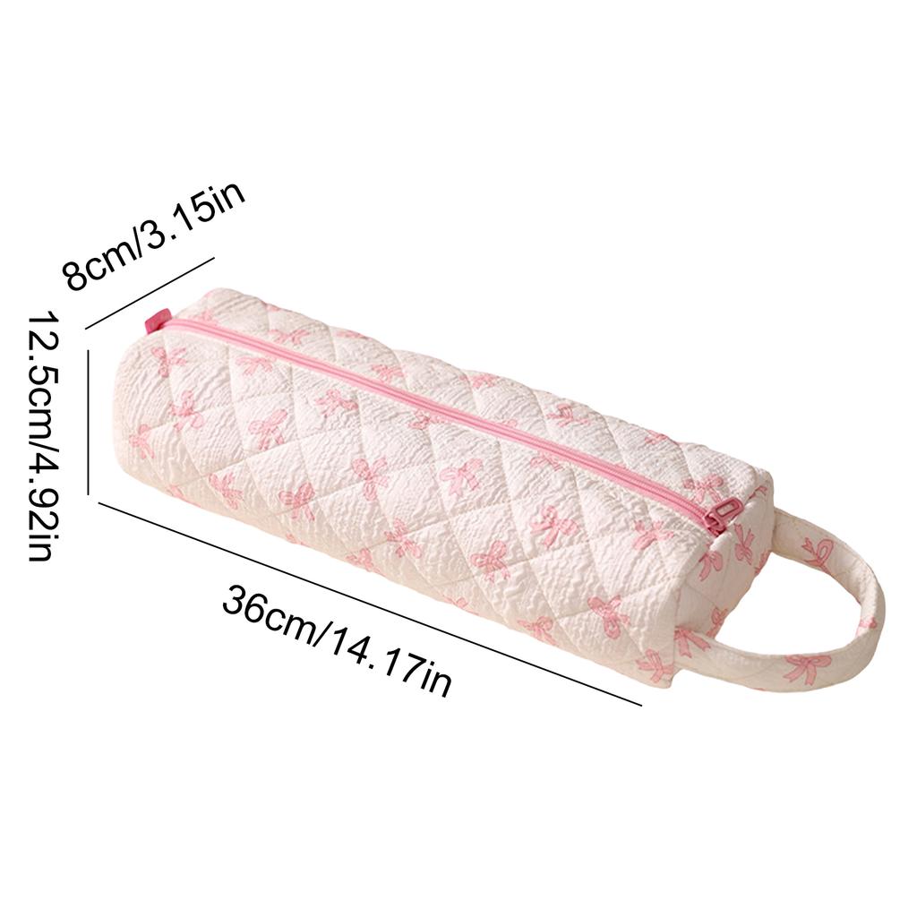 Quilted Travel Storage Bag Shockproof Padded Portable Hair Tools Bag Large Capacity Hair Straightener Container for Home Storage