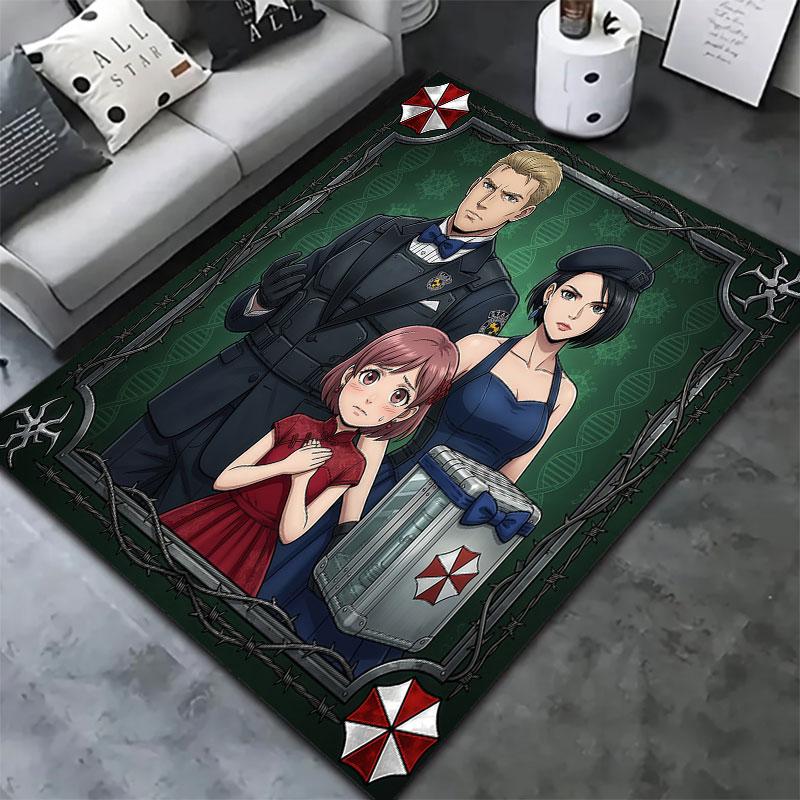 Resident Evil Carpet Rug For Living Room Bedroom Home Sofa Decoration Kids Play Nonslip Floor Mat
