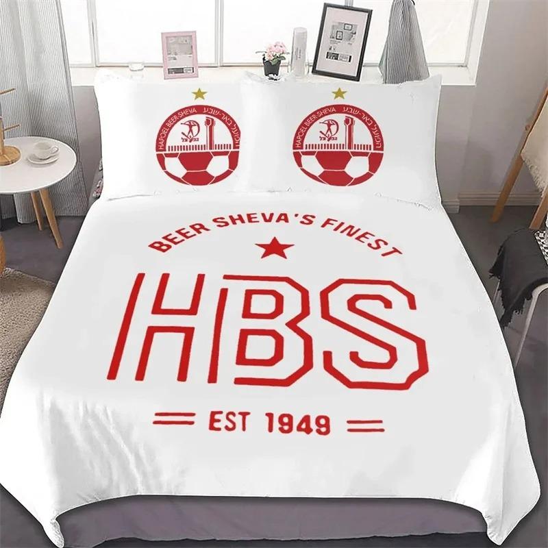 Hapoel Beer Sheva Bedding Set,Duvet Cover Comforter Bed Set Quilt Cover Pillowcase,King Queen Twin Size Boys Girls Adultse