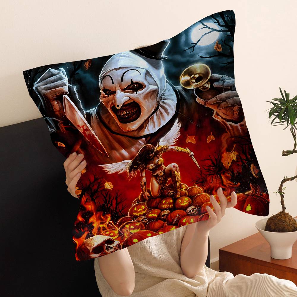 Film Funny TTerrifier Horror   pillow cover sofa cushion cover home room decoration children gift