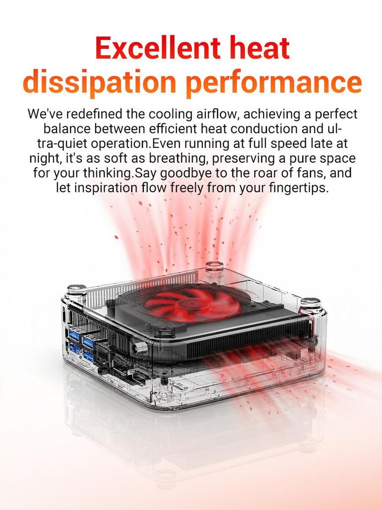 FIREBAT R3 Mini PC AMD Ryzen 3 4300U 8GB/16GB LPDDR4 RAM 256GB/512GB SSD M.2 SATA Windows11 Pro Desktop Computer WiFi6 BT5.2