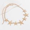 Yousheng Women Waist Chain Flower Starfish Faux Pearl Decor Adjustable Length Belly Dance Performance Waist Jewelry Parties Festivals Nightclub Body