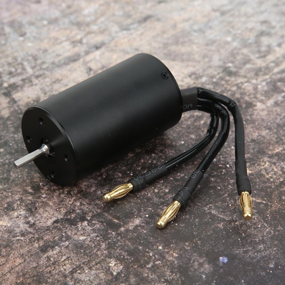 Surpass 3660 Waterproof 4 Pole Brushless Motor RC Car Replacement Accessory (Black)2600KV