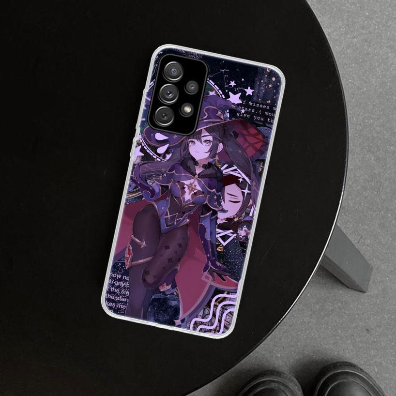 Genshin Impact Mona Girl Phone Case for Samsung Galaxy A17 A16 A26 A36 A56 A57 A37 A15 A25 A35 A55 A14 A24 A34 A54 A13 A23 A33 A