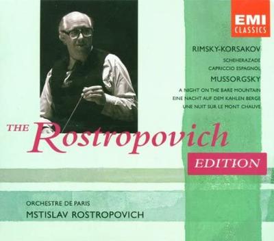CD RIMSKY-KORSAKOV, MUSSORGSKY; ROSTRO - Rostropovich Edition 72435657152 EMI Classics 1995 UK Classical Used