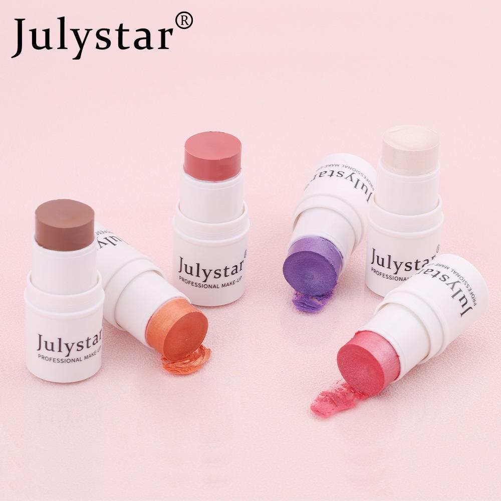 Julystar Highlight Contour Rouge Powder Blusher Blusher Cream Matte Blush Stick Monochrome Blusher