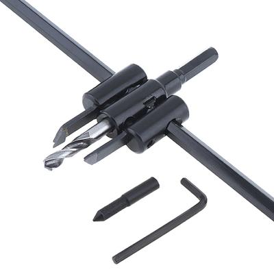 30-300mm Carbon Steel Adjustable Drywall Drill Bit Saw Round Cutting Circle Hole Cutter Saw Kit for Woodworking