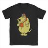 Muttley Wacky Races Herren-T-Shirt, Cartoon, lustige Baumwolle, O-Ausschnitt, kurzärmelig, lässige Herren- und Damenkleidung