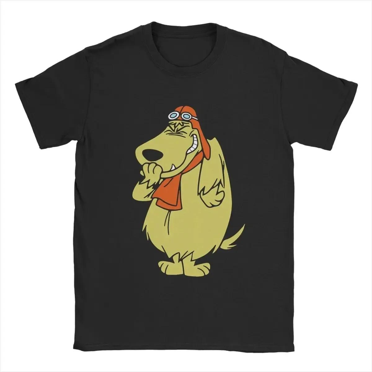 

Muttley Wacky Races Мужская футболка с рисунком, забавные хлопковые футболки с круглым вырезом и коротким рукавом, повседневная мужская и женская одежда 4XL
