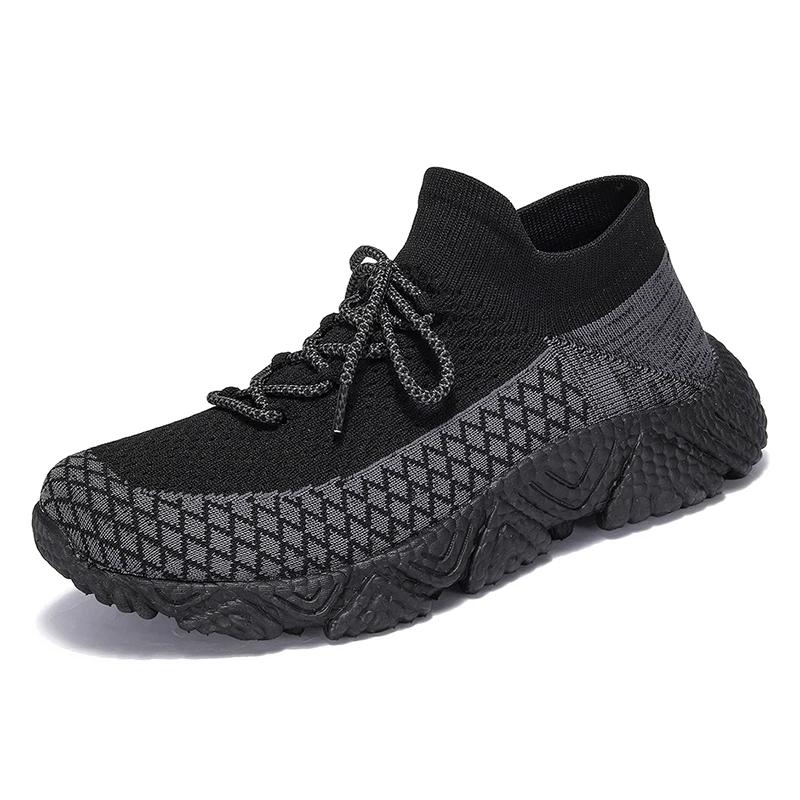 

Men s Leisure Spring and Autumn Breathable Non-slip Casual Sports Shoes Large Size Flat Loafers Running Fitness Shoes 46