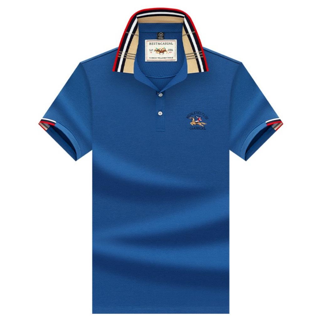 STORN Summer Men's Polo Shirts High Quality Solid Color Short Sleeve Turn Down Collar Embroidery Casual Male Tees