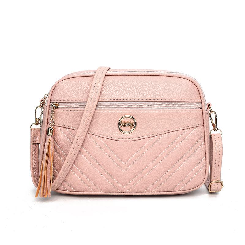 Shiling Autumn and Winter New Fashion Women's Handbag Large Capacity Walk Stall Diamond One Shoulder Messenger Bag