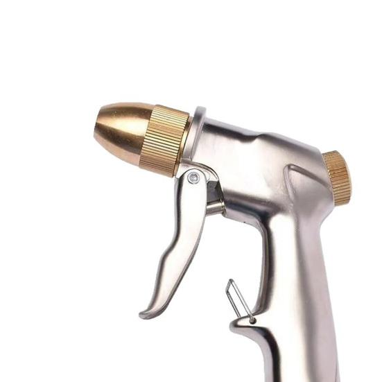 High Pressure Hose Nozzle Adjustable Car Wash Hose Nozzle Garden Hose Nozzle for Car Washing Yard Cleaning Garden Watering