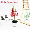 Phalaenopsis Potted Simulated Artificial Artificial Flower Ornament Desktop