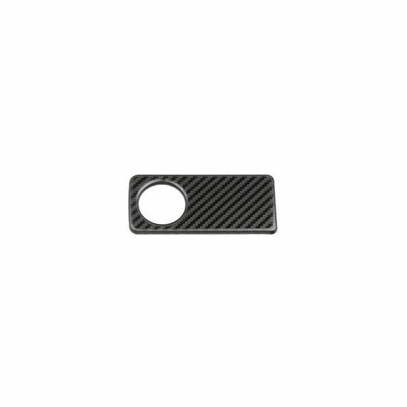 For Benz C-Class 2007-14 Carbon Fiber Steel Passenger Storage Box Handle Sticker