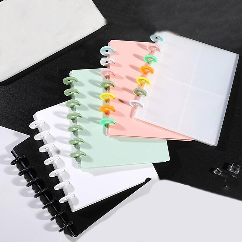 Kpop Pocard Binder 7 Girds Large Capacity Po Album Idol Cards Storage Book Transparent Binder Background Paper