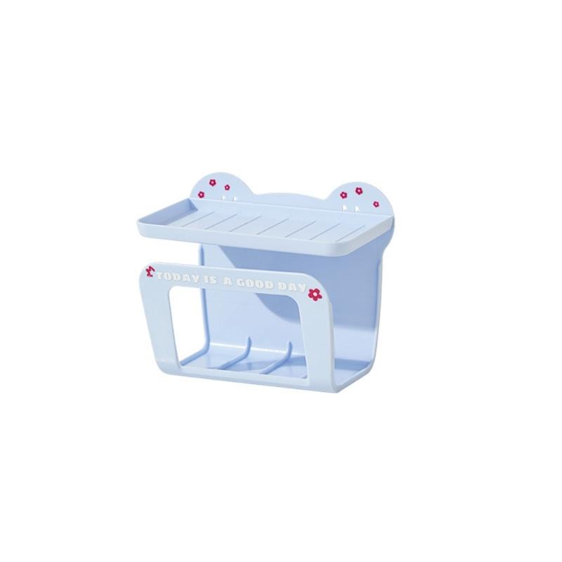 

Easy Install Adhesive Wet Wipes Dispenser Wall Organizers Modern Designs for Home Office Bathroom Storage синій