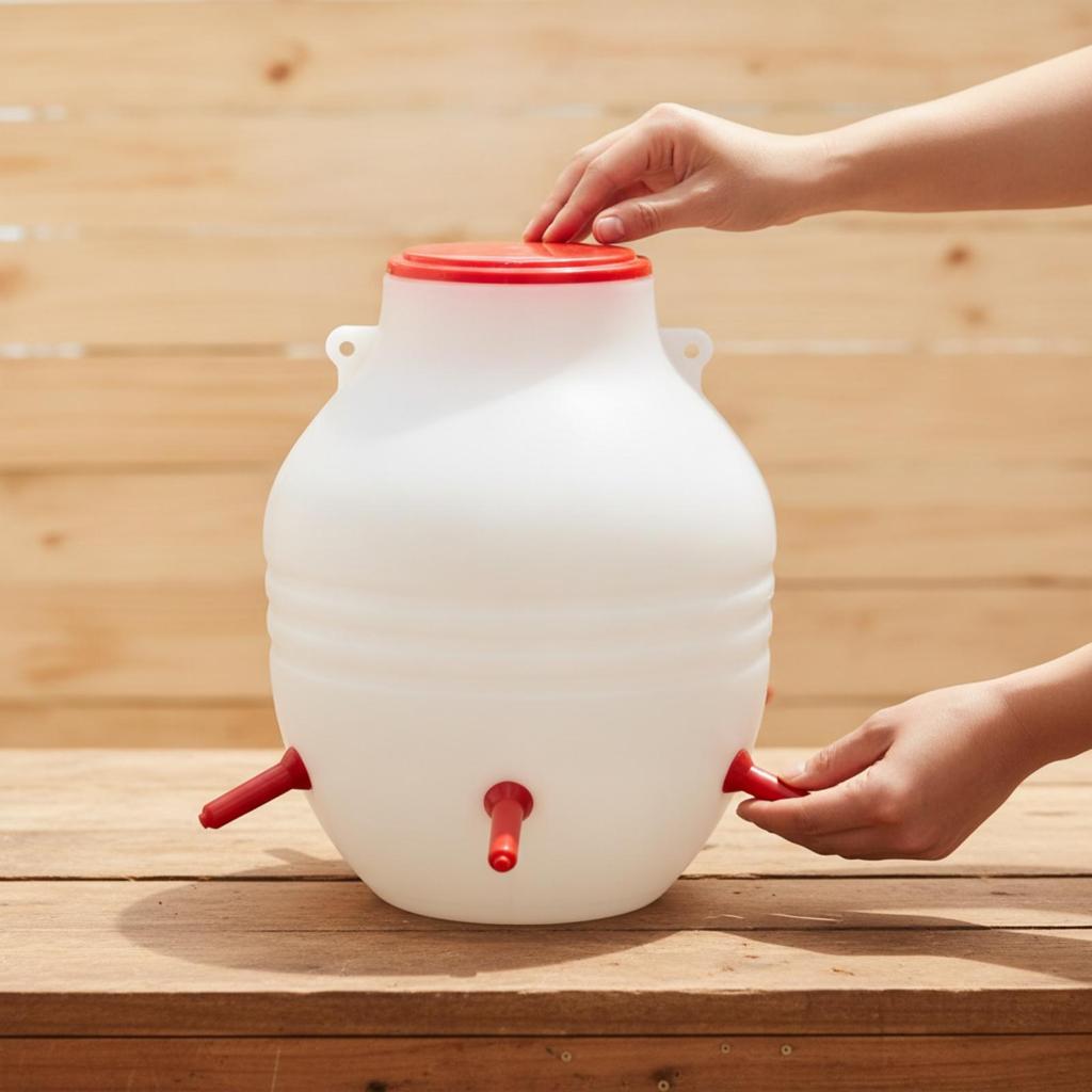 Livestock Milk Feeder Bottle Hangable Nursing with Six Ports Multi-Port