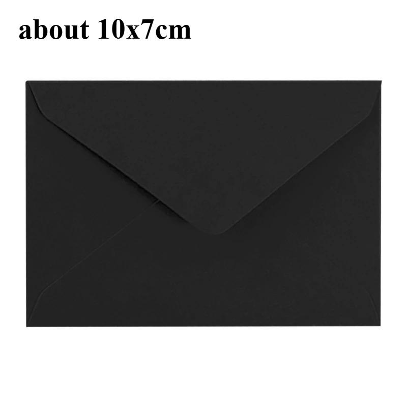 10/50Pcs Colorful Retro Blank Mini Paper Envelopes Wedding Party Invitation Greeting Cards Gift Envelope