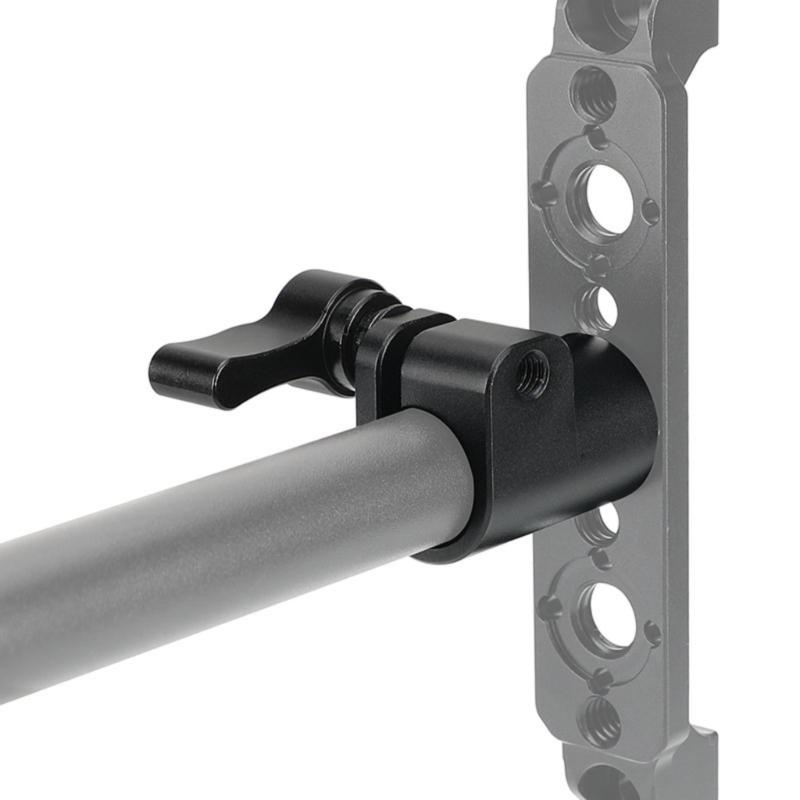 15mm Single Rod Holder Clamp With 3/8inch 16 Thread Screw Locating Pins Camera Accessories for Camera Cage Replacement
