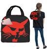 Bobcat Logo Insulated Lunch Bag for Women Children Portable Food Boxes Thermal Lunch Box Tote
