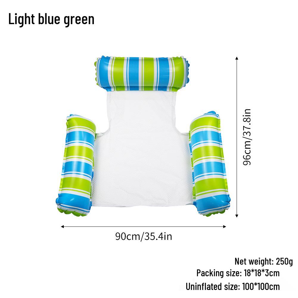 Triple-Tube Inflatable Water Hammock - Adult Folding Float Bed