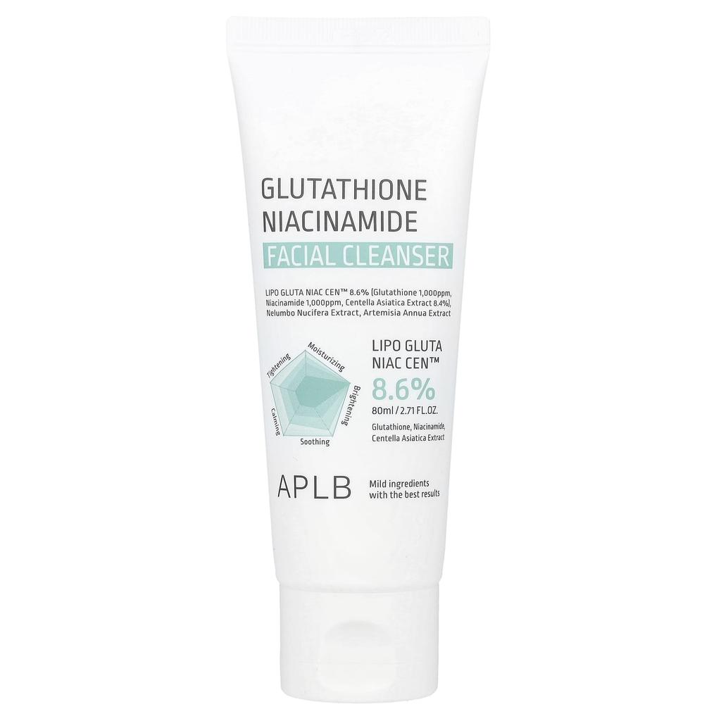 Glutathione Niacinamide, Facial Cleanser, 2.71 Fl Oz (80 Ml)