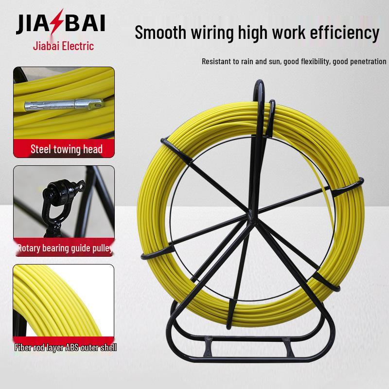 Electrician Cable Puller & Fiberglass Dredger Tool Set