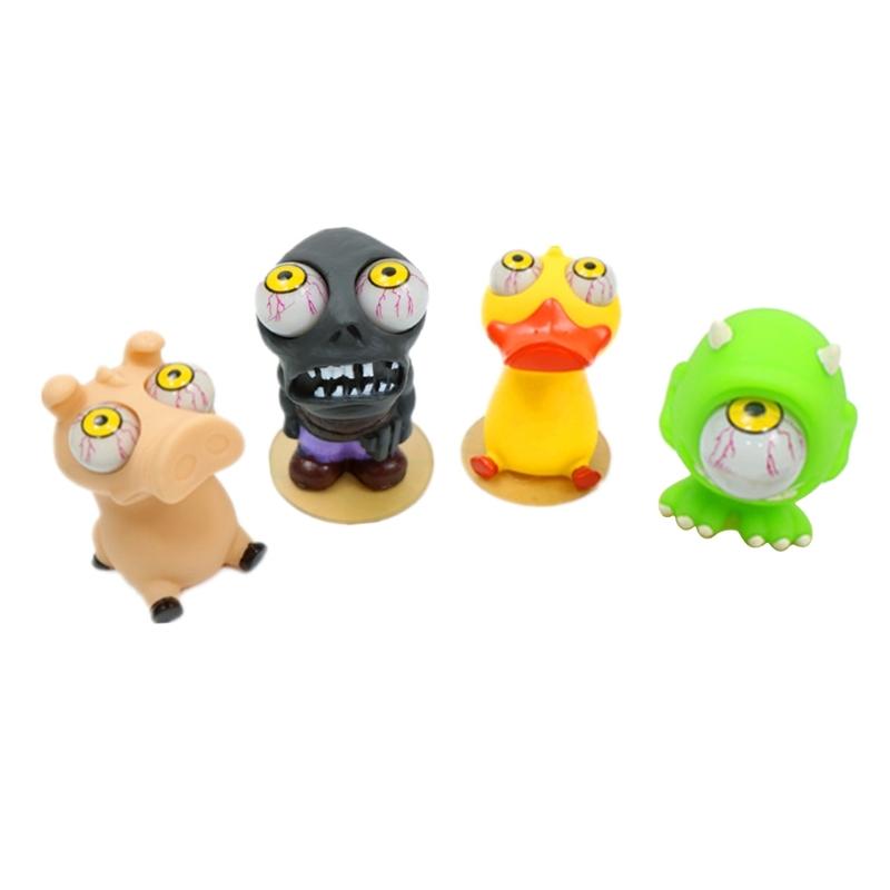 Rubber Turbos Car Explosives Eye Doll Car Violent Eye Doll Decompress Ornaments Turbocharge Big-eyed Doll