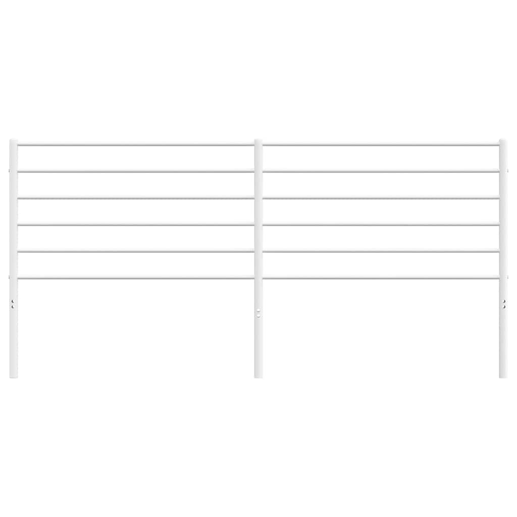 Vidaxl Metal Headboard, White, 180 Cm