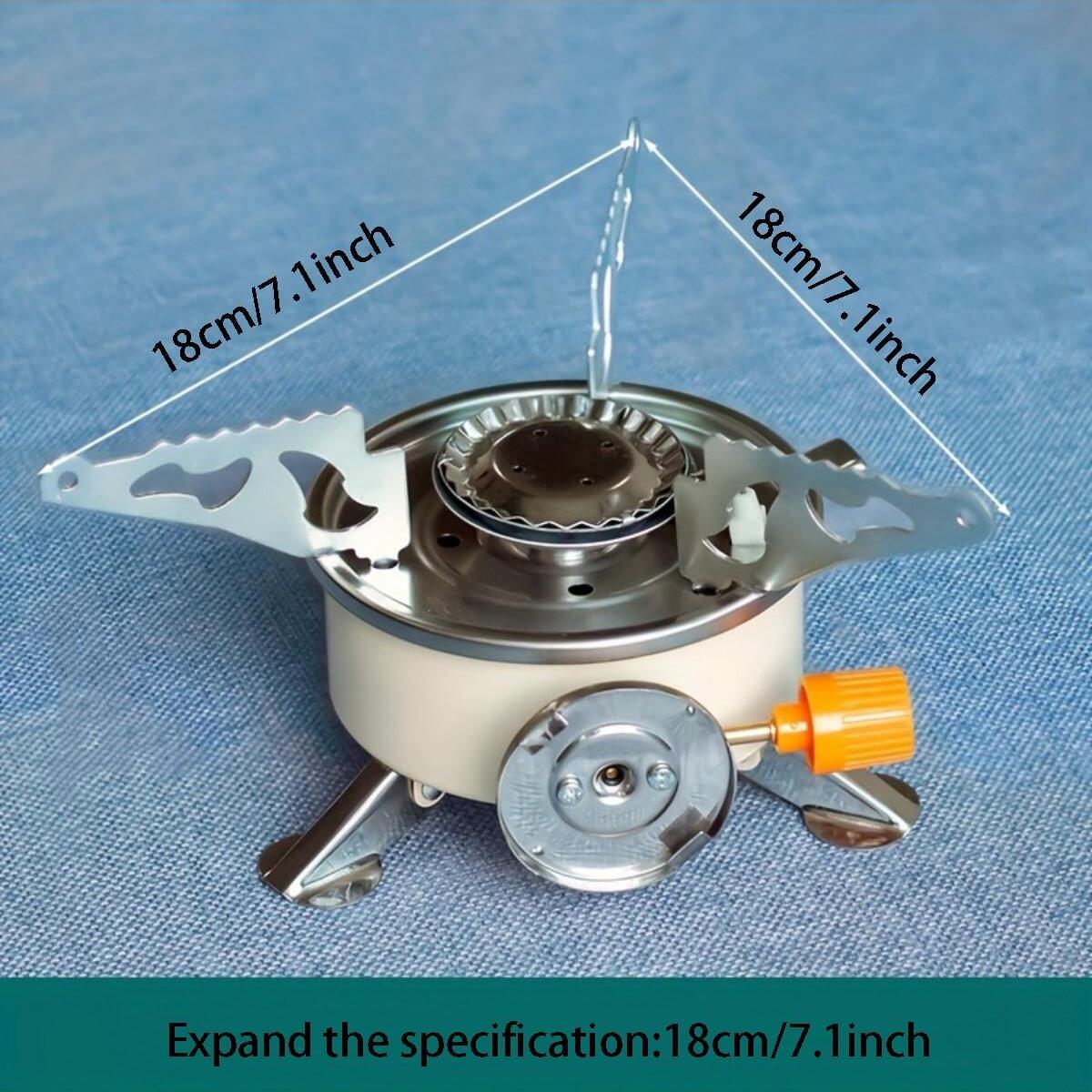 Портативная бутановая печь с круглым картриджем — фото 4