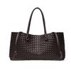 Zr Niche Commuter Woven Portable Shoulder Bag Fashionable Versatile Large-capacity Tote Bag Mother and Child Bag