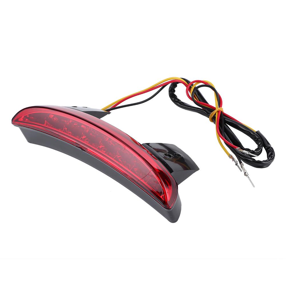 Motorcycle Tail Light Fender Edge Brake LED Lamp Fit for Touring XL 883 1200