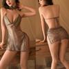 Sexy Lingerie Mesh Perspective Sexy Camisole Dress Nightclub Uniform Passion Free And Spicy Pajamas Woman Clothing Sexy Cosplay