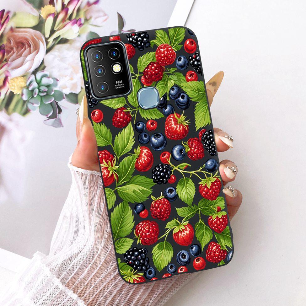 Case For Infinix Hot 10 Cover Aesthetic Cute Cat Fashion Funny Painted Bumper For Infinix Hot10 X682B X682C Casing