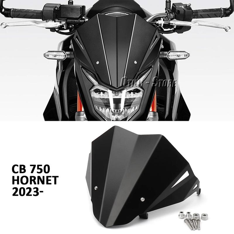 New For HONDA CB750 Hornet CB 750 HORNET 2023 2024 Motorcycle Sports Windscreen Alumiunm Front Windshield Visor Deflector