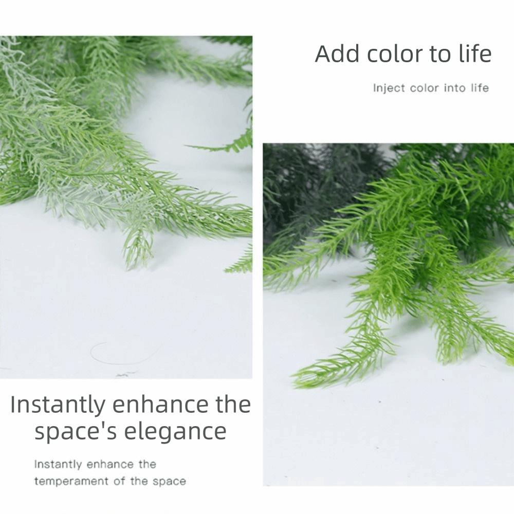 Extra Long Artificial Plant Vine Green Various Types Faux Leaf Vine Wall Hanging Ornament DIY Accessories Hanging Greenery