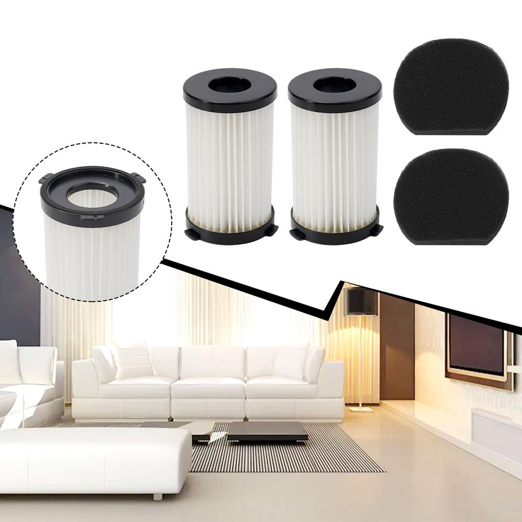 Filters Spare Parts White / Black 2 Pcs For Ariete Electric Broom