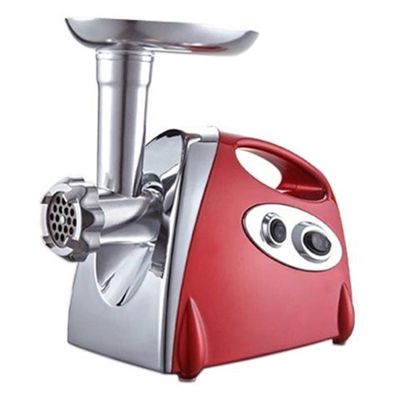 

110V/220V Electric Meat Grinder & Sausage Stuffer – Multi-Standard (EU/US/UK/JP) 110V JP Standard червоний