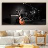 Unframed Canvas Poster, Modern Art, Musical Instruments Wall Art, Ideal Gift For Bedroom Living Room Corridor, Wall Art,