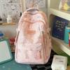 Schoolbag New Large Capacity Bear Backpack Middle School Student School Bag Ins High Value Fashion Casual Backpack Lightweight Girls