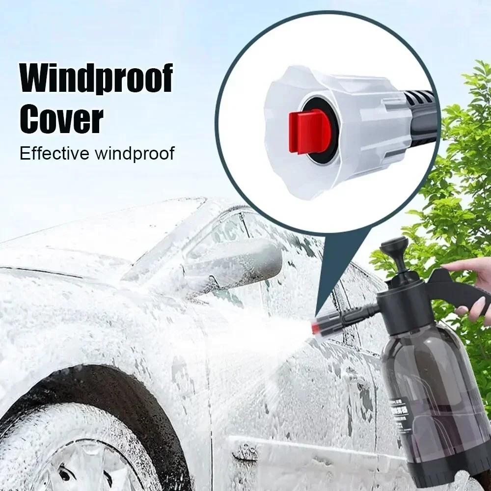 Motorcycle 2L Car Hand Pump Foam Sprayer Dual-use Pneumatic Cannon Snow Foam Wash Spray Bottle Cars Window Auto Cleaning Amagi