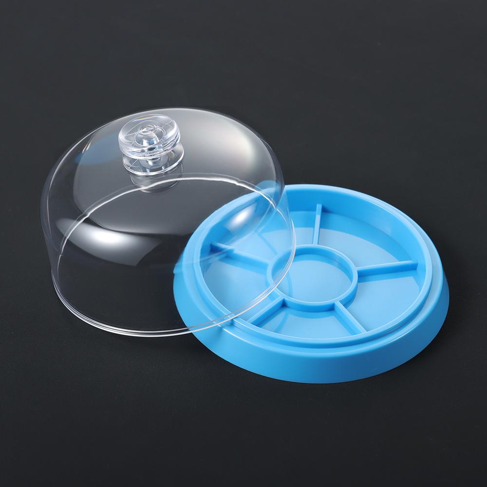 6 Slots Watch Dust Sheet Cover with Tray Watch Movement Watchmaker Repair Tools Repair Tool Spare Protector Jewelry Tools