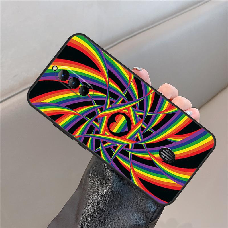 Gay Pride LGBT Rainbow Flag Case For ZTE Nubia Red Magic 10 Air 10S 9S 8S 6S 7S Pro For RedMagic 8 9 10 11 Pro Plus Cover