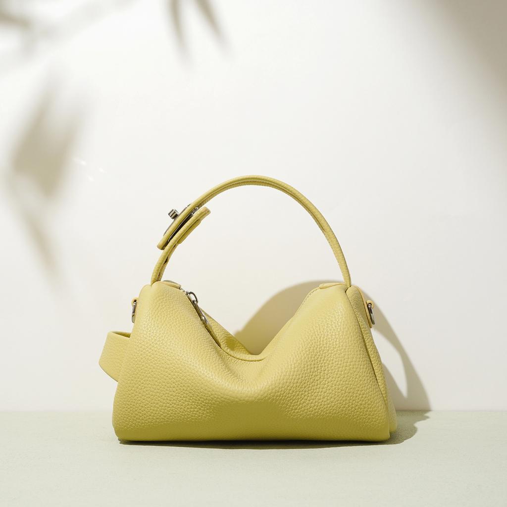 Soft leather large-capacity bag 2025 bag women's bag new cheese new bag shoulder bag messenger bag 2025